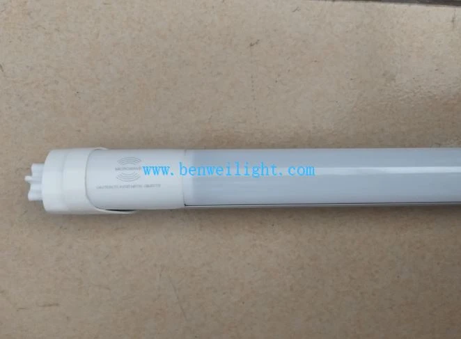 160lm/w Microwave Sensor T8 LED Tube Light