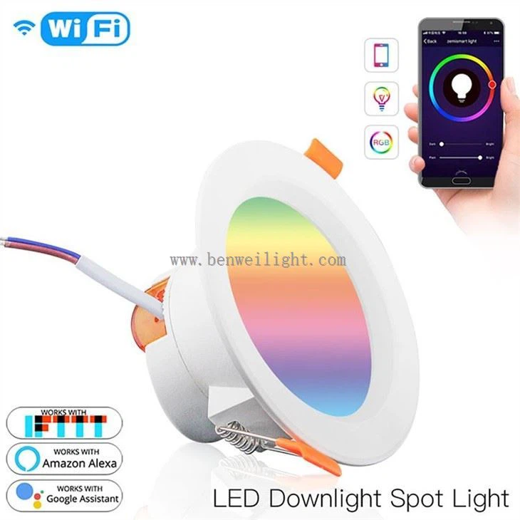 Multi Coloured Led Downlights