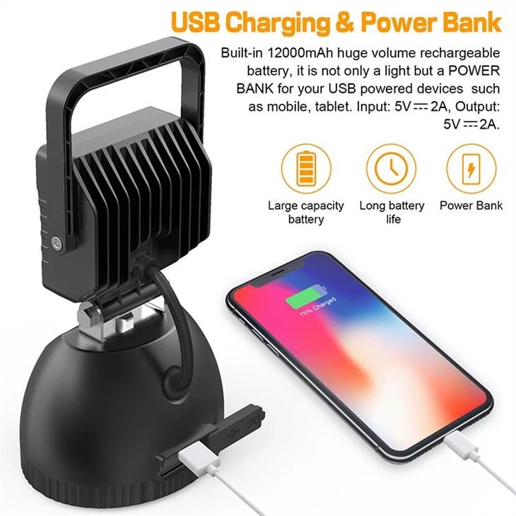 Lampu Luaran Bateri Boleh Dicas semula