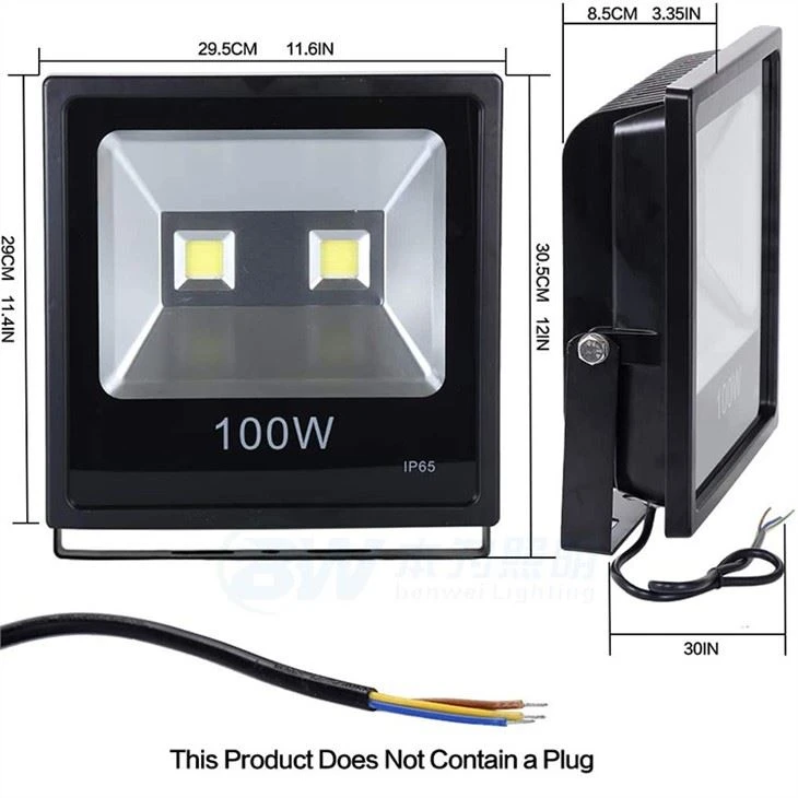 LED Remote Controlled Spotlight Floodlight
