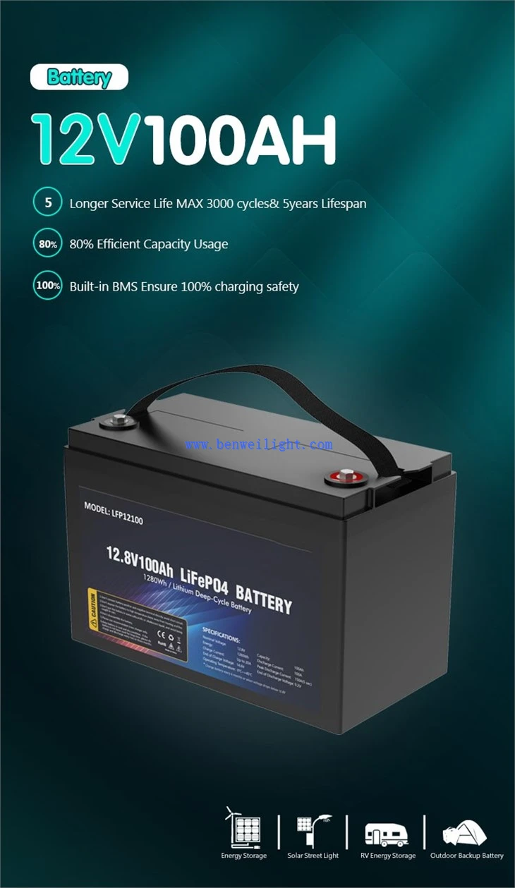 Bateri Litium 12v 100 Amp Hour