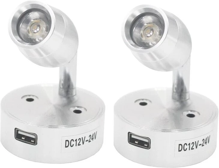 12v caravan light with usb