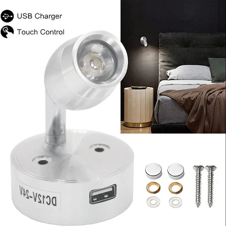 12v caravan light with usb 3