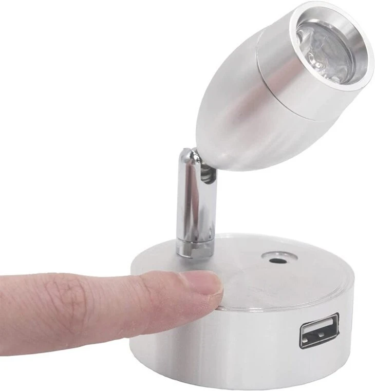 12v caravan light with usb2