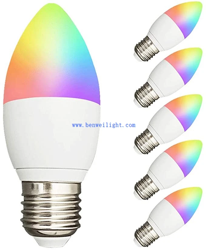e27 smart candle bulb-2