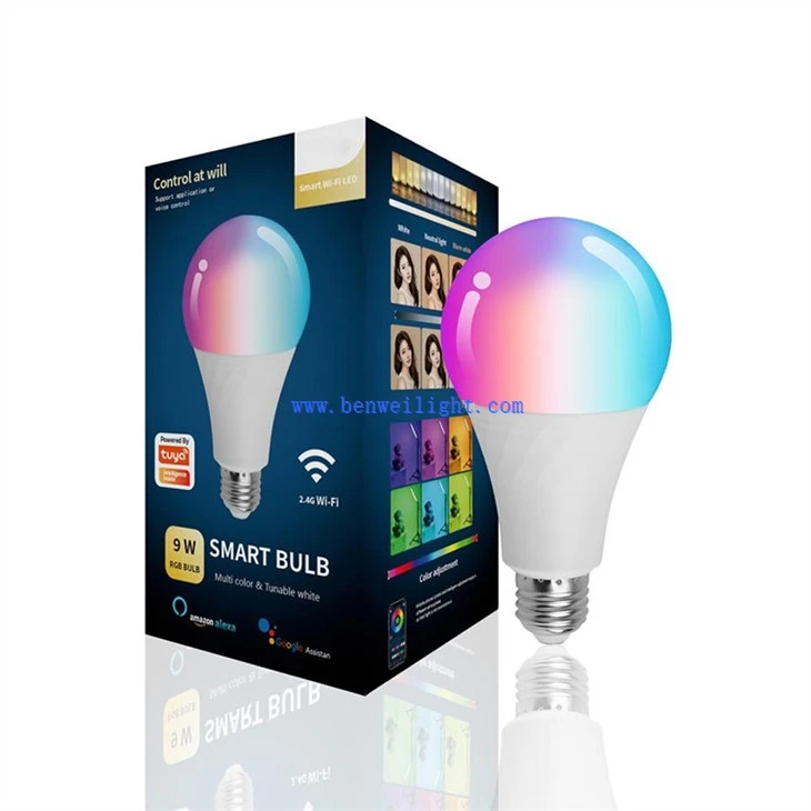 Kawalan Jauh Mentol Lampu LED Menukar Warna
