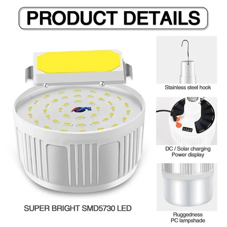 solar powered lantern Lights detail