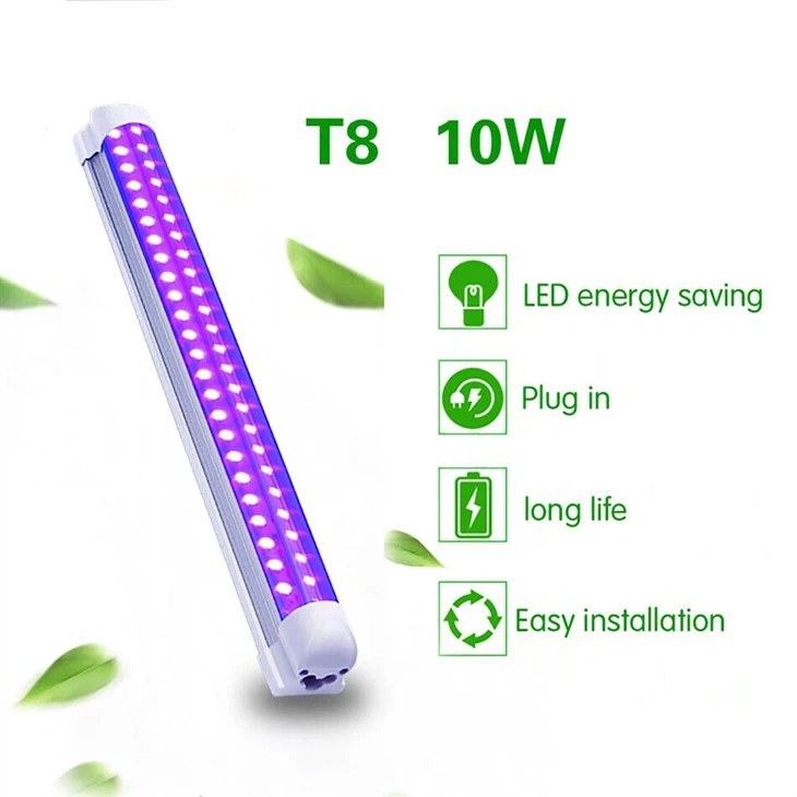 Lampu Tiub Ultra-Violet LED T8 (UV-A).