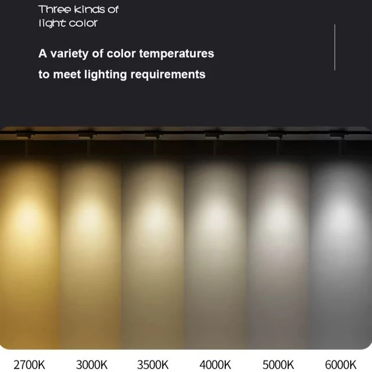 Modern COB Black White LED Track Lights for Home Office Aluminum Movable Spot light high quality