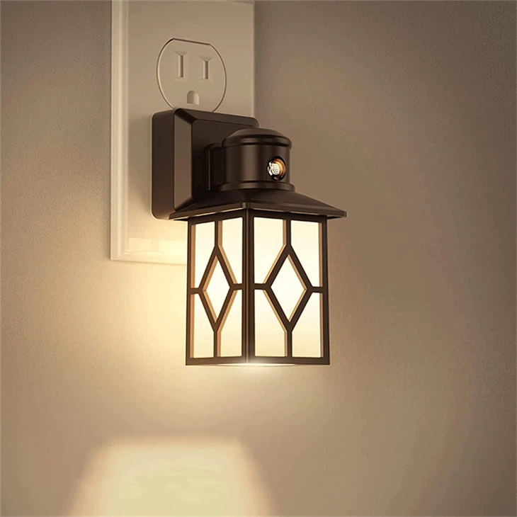 1W RG0 Sensor Lampu Malam Vintaj Boleh Dimalapkan Untuk Bilik Tidur Kanak-kanak