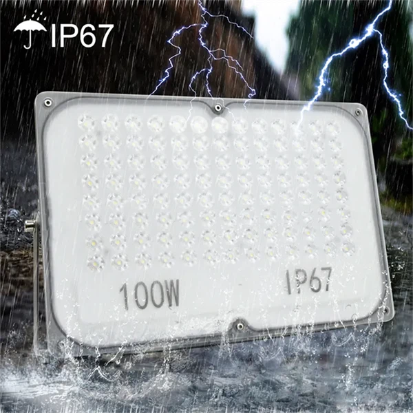 Lampu Banjir LED Kalis Air IP67 – 30W-200W, Kecerahan Tinggi, Dikuasakan AC