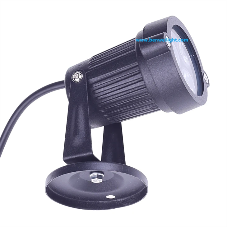 Lampu sorot dipasang di dinding luar yang terang-, COB 5W, untuk pencahayaan taman, halaman dan laluan.