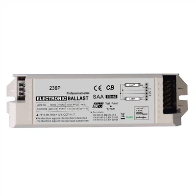 2x36W T8 Electronic Ballast: PF>0.98, Kualiti Premium