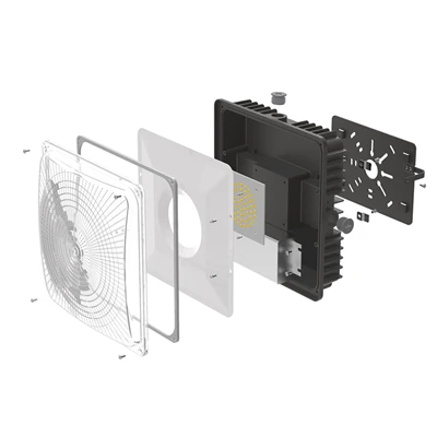 Lekapan Lampu Stesen Minyak Kanopi Kalis Air LED 100W, Lampu Garaj Teluk Tinggi Luaran