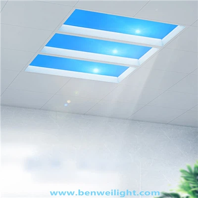 Lampu Panel Langit Cerah 72W - Tingkap Siling Boleh Dimalapkan