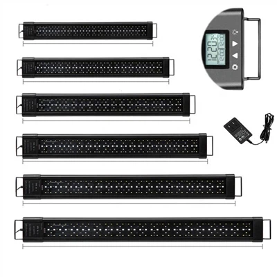 IP68 60W RGB Fish Tank Light W/ Timer & Braket Boleh Dipanjangkan