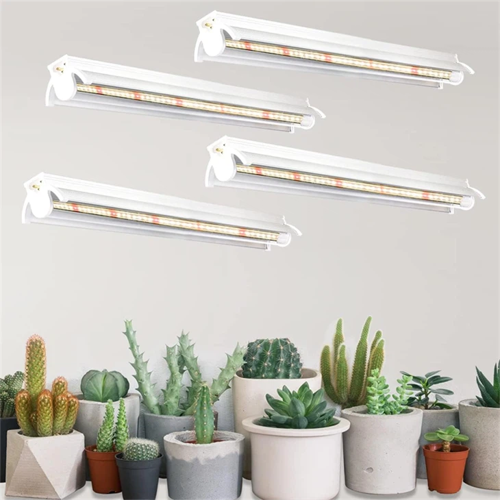 Lampu Tumbuh LED T5, Mentol 204pcs 5000K Cahaya Tumbuhan Spektrum Penuh Putih