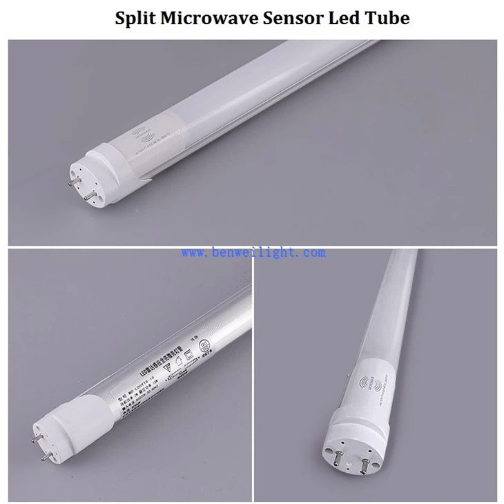 20W Dimmable Microwave Motion sensor T8 LED tube light
