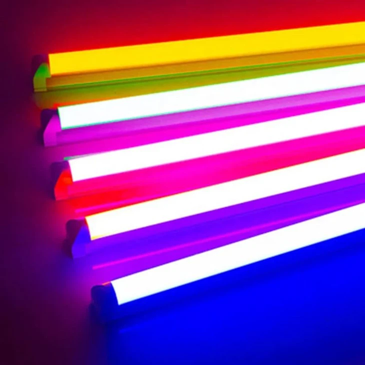 Pencahayaan Tiub Led T8 Pelbagai Warna